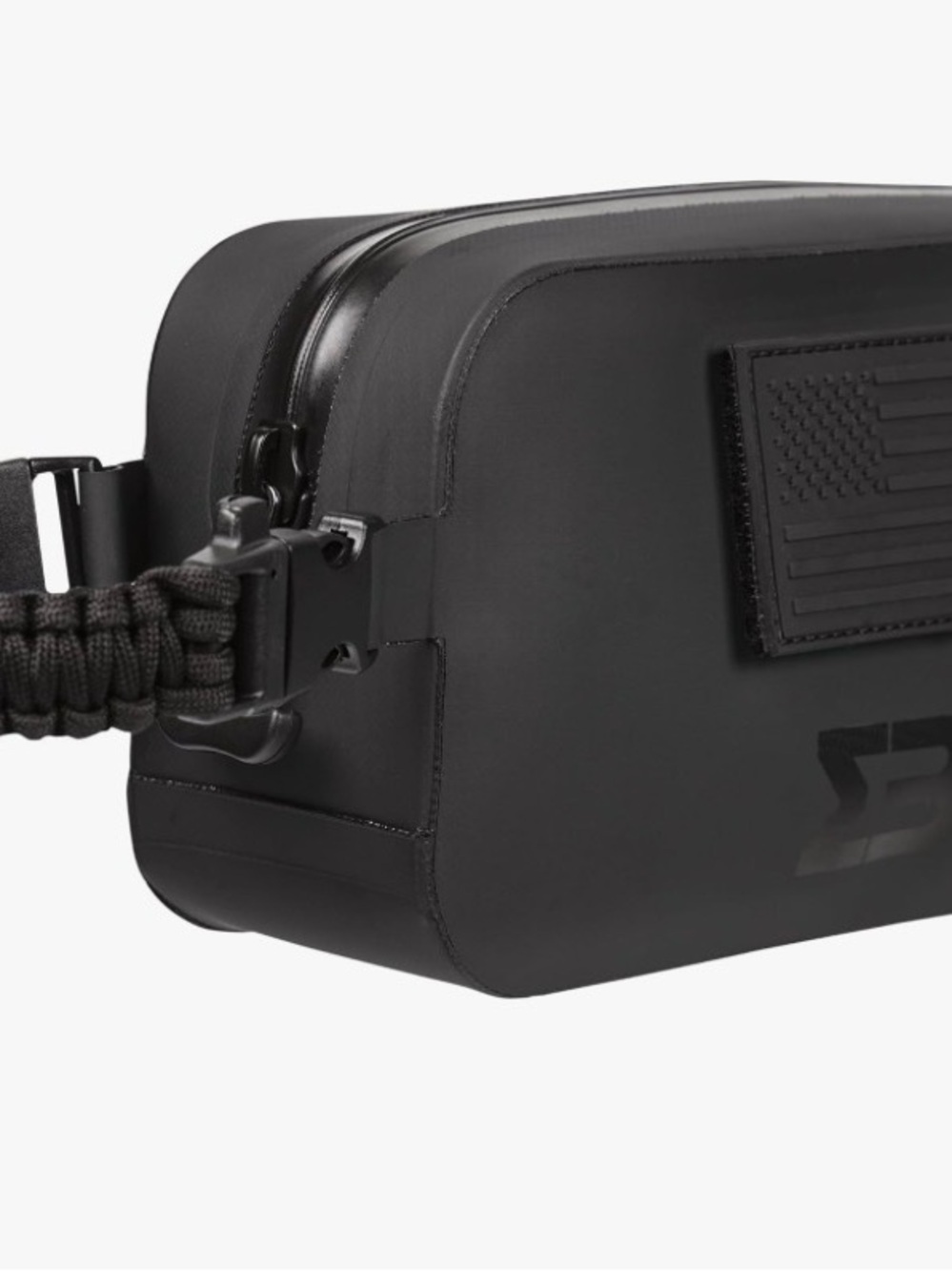 Black Admin Pouch with Patch Panel - Picture 4 of 4